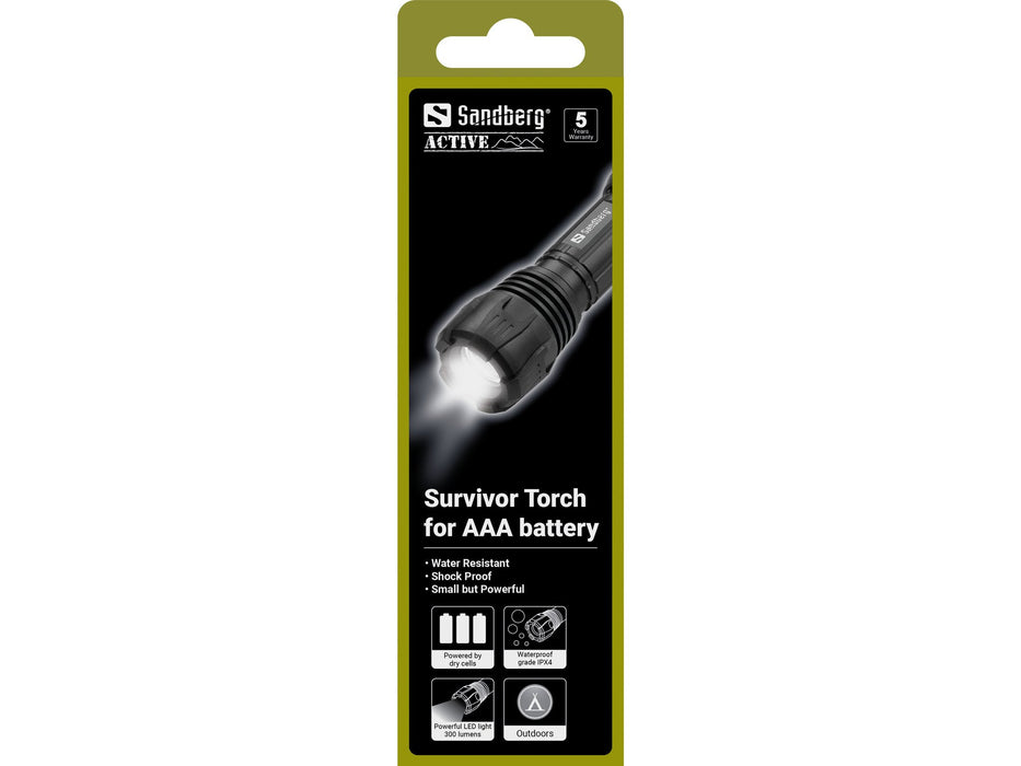 EAN 5705730421075 - Sandberg Survivor Torch for AAA battery imagen 4