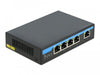 EAN 4043619877645 - DeLOCK 87764 switch Gigabit Ethernet (10/100/1000) Energía sobre Ethernet (PoE) Negro imagen 1