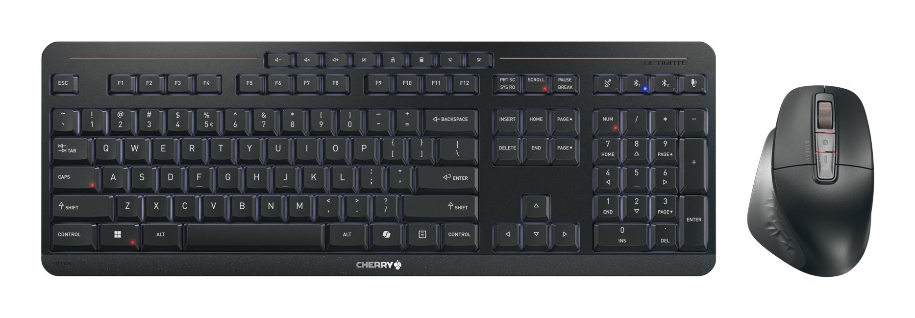 EAN 840183607531 - CHERRY Stream desktop ultimate teclado Ratón incluido Hogar / Oficina USB + RF Wireless + Bluetooth QWERTY imagen 1