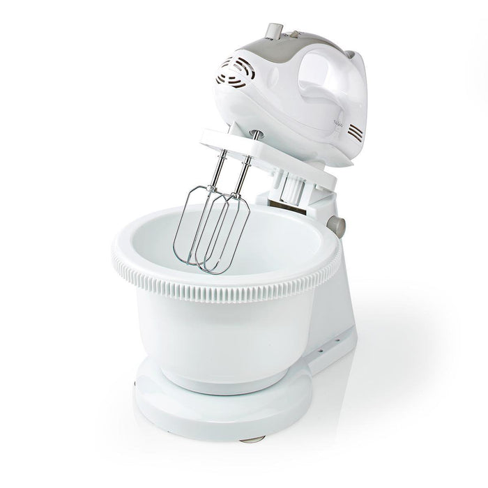 EAN 5412810330225 - Nedis KAHM110CWT batidora Batidora de mano 200 W Gris, Blanco imagen 9