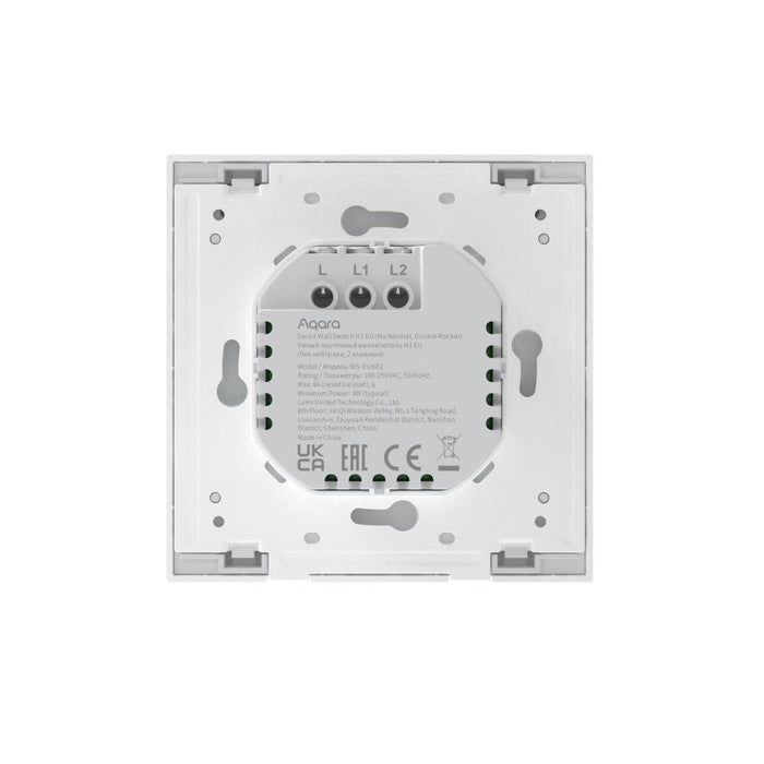 EAN 6970504214781 - Aqara WS-EUK02 interruptor de luz Policarbonato (PC) Blanco imagen 3