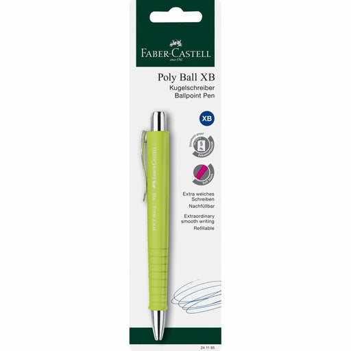 EAN 4005402411955 - Faber-Castell 241195 bolígrafo Azul Bolígrafo de punta retráctil con pulsador Extra-grueso imagen 1