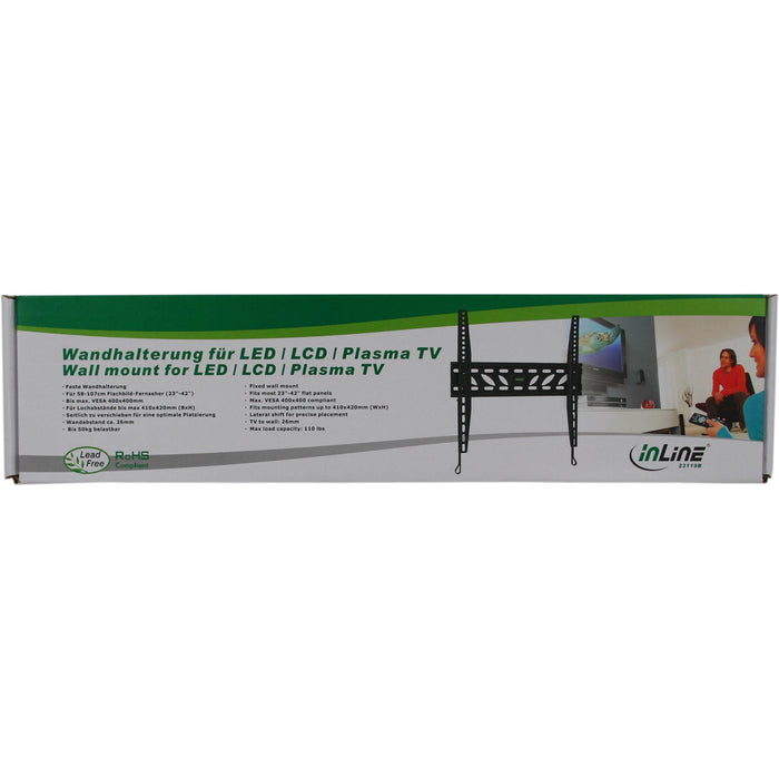 Soporte De Pared Inline Para Tft / Led / Plasma 81-140 Cm 32"-55" Máx. 50kg