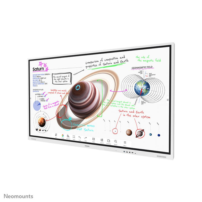 Neomounts Wandhalterung 600x400 55-75'' Drehbar Samsung Flip White
