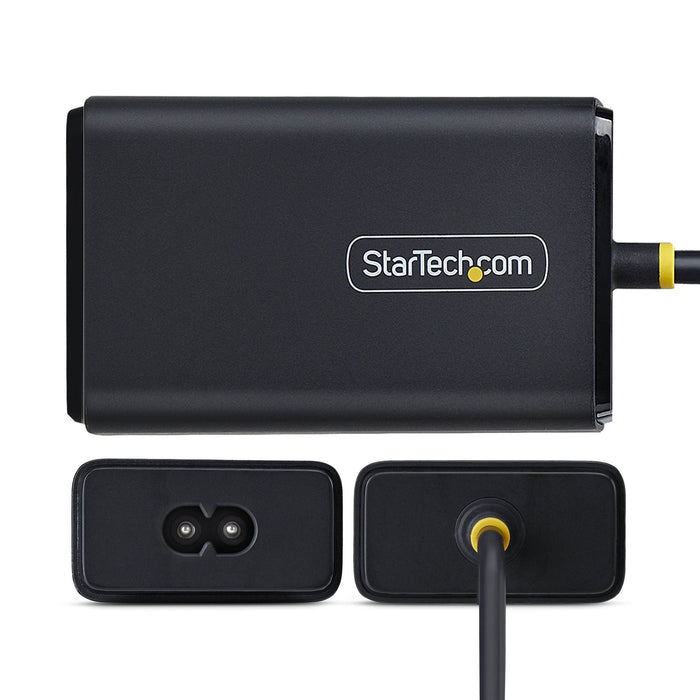 Startech.Com Adaptador De Alimentación Usb-C Con Cable Usb-C De 1 5 M Conector Ca 110-240 V 65 Vatios Europa Negro