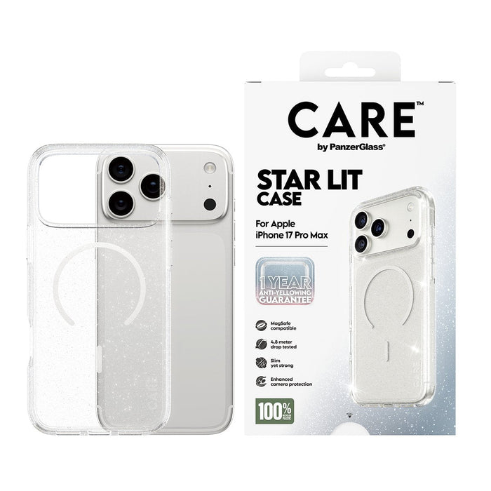Panzerglass Care By ® Urban Explorer Case Star Lit M. Blanco Magsafe Iphone 17 Pro Max, Cover, Apple, Apple - Iphone 17 Pro Max, Transparent