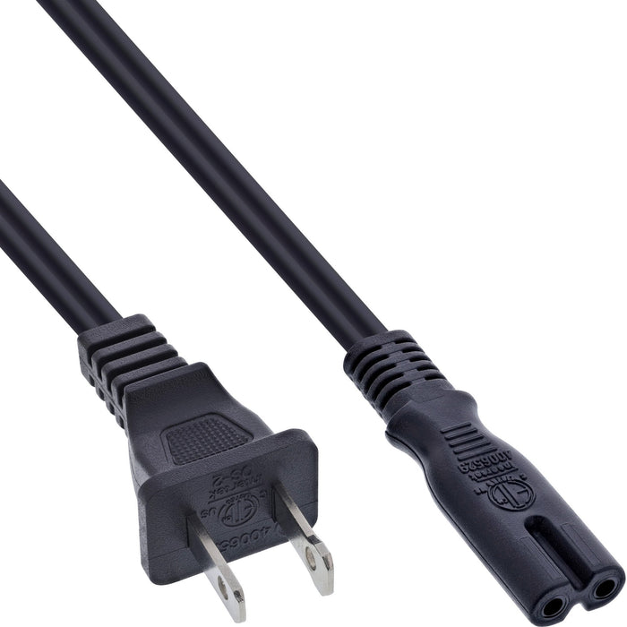 Cable De Alimentación Inline Enchufe De Red Ee. Uu. A Enchufe Euro 8, 1,0 M