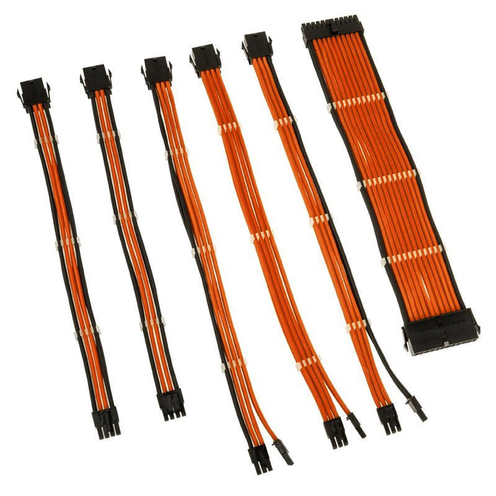 Kolink Core Adept Braided Cable Extension Kit - Naranja