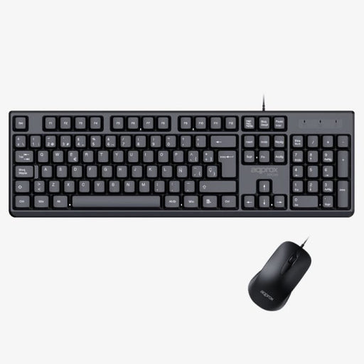 EAN 8435099535263 - Approx APPMX245 teclado Ratón incluido Universal USB QWERTY Español Negro imagen 1