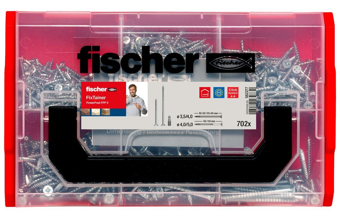 EAN 4048962439830 - Fischer 562277 tornillo/tuerca 700 pieza(s) Kit de tornillos imagen 6