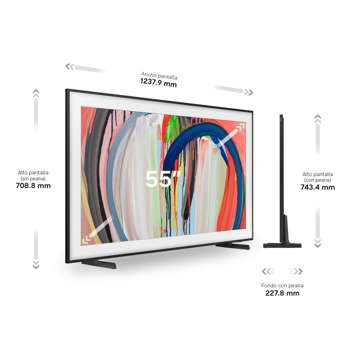 Samsung The Frame Tv 55" Ls03he 4k Sin Reflejos Vision Ai Smart Tv (2026)