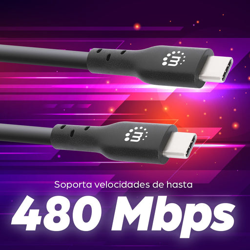 EAN 0766623354868 - Manhattan 354868 cable USB 0,5 m USB C 0,48 Gbit/s imagen 2