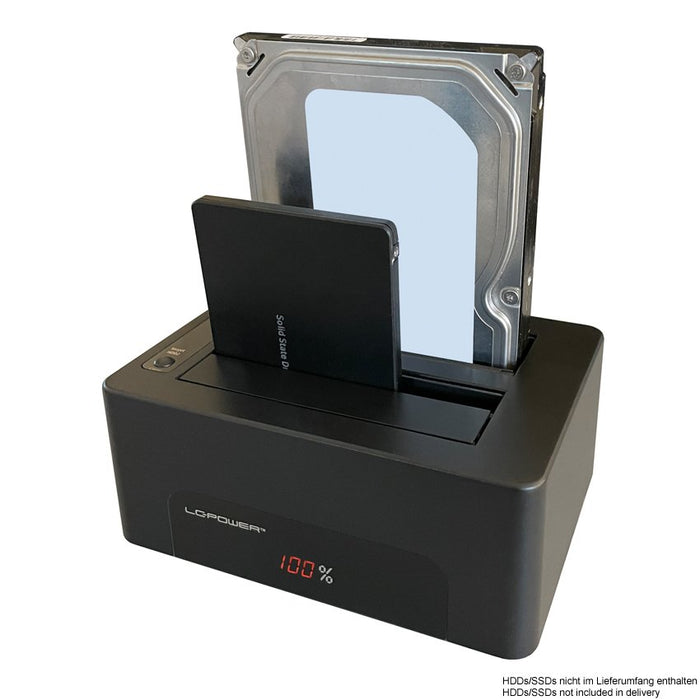 EAN 4260070128592 - LC-Power LC-DOCK-U3-V base de conexión para disco duro USB 3.2 Gen 1 (3.1 Gen 1) Type-B Negro imagen 6