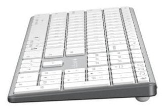 Targus Hyperspace Teclado Full Size Retroiluminación Inalámbrico Bluetooth 5.0 Qwerty Reino Unido Gris Espacio
