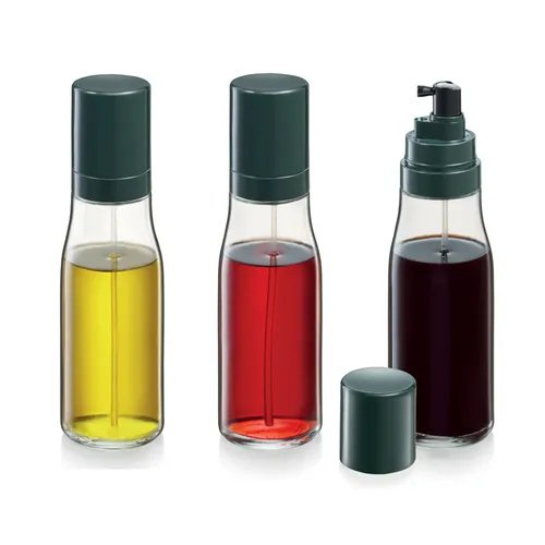 EAN 8592973122299 - Tescoma 428652 dispensador de aceite/vinagre 250 L Botella Vidrio, Plástico Verde, Transparente imagen 2
