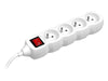 EAN 5907512853290 - Tracer TRALIS44616 base múltiple 3 m 4 salidas AC Interior Blanco imagen 1