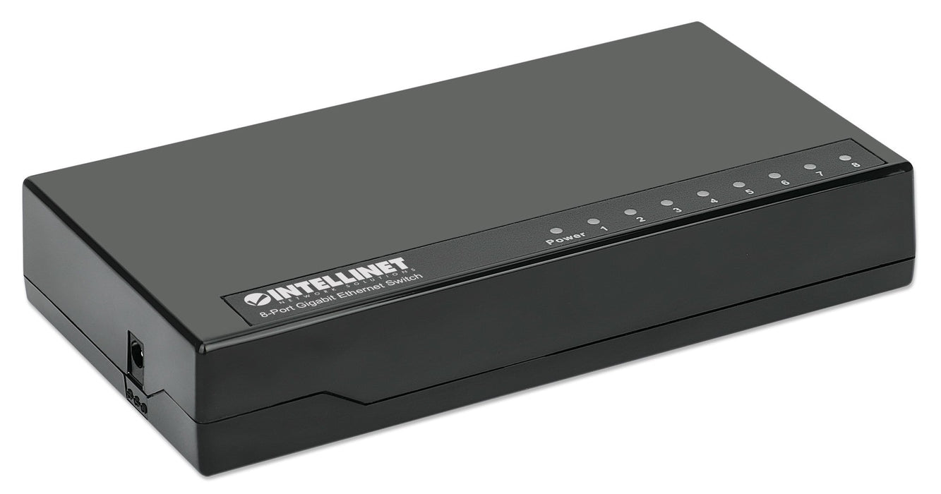 EAN 0766623561754 - Intellinet 561754 switch Gigabit Ethernet (10/100/1000) Negro imagen 2