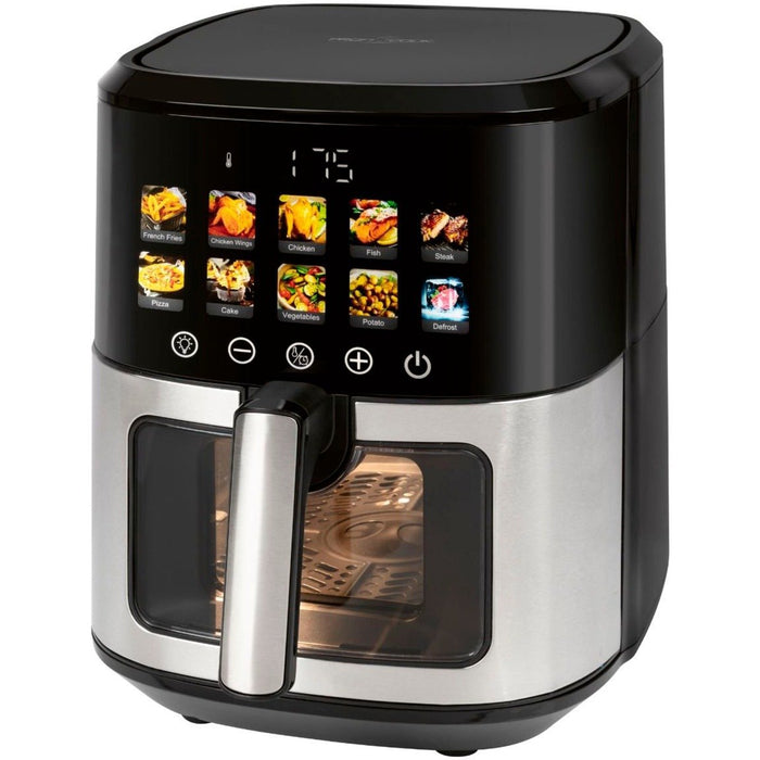 EAN 4006160128611 - ProfiCook PC-FR 1286 H freidora Sencillo 6,5 L Independiente 1700 W Freidora de aire caliente Negro, Acer imagen 1