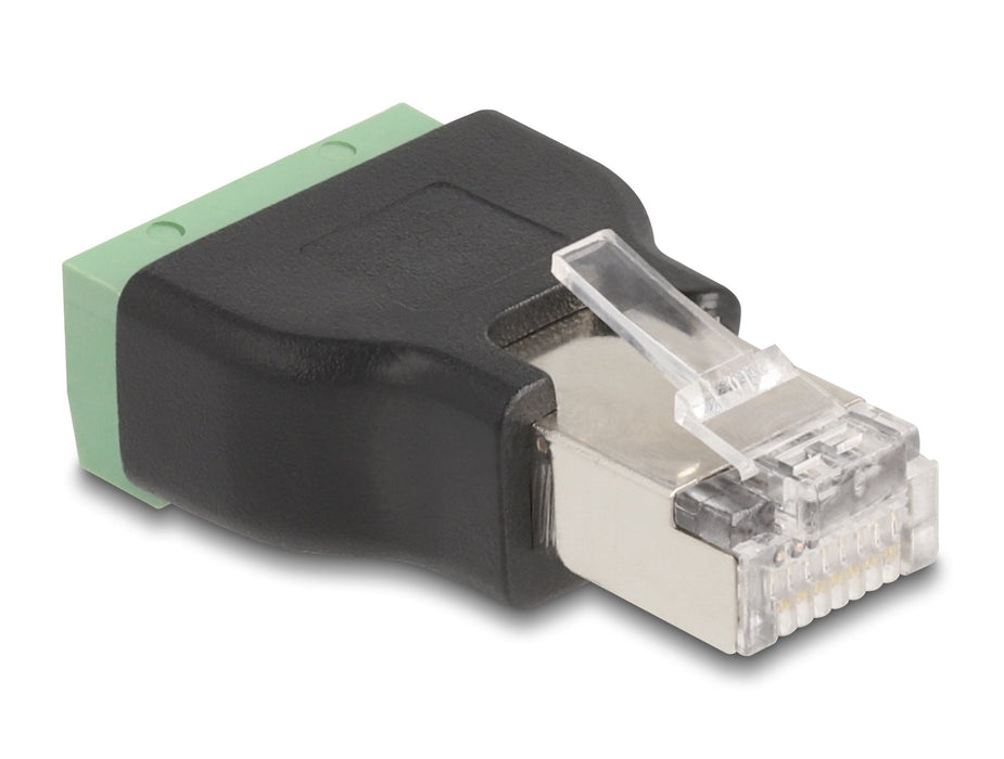 Delock 66603 Adaptador De Rj45 Macho A Bloque De Terminales De 4 Pines