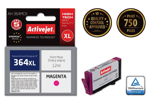 EAN 5901452157029 - Activejet AH-364MCX cartucho de tinta 1 pieza(s) Compatible Alto rendimiento (XL) Magenta imagen 1
