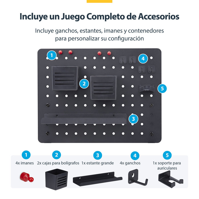 EAN 0065030905305 - StarTech.com 1612B-DESK-PEGBOARD juego de organizadores para escritorio 1 pieza(s) imagen 12