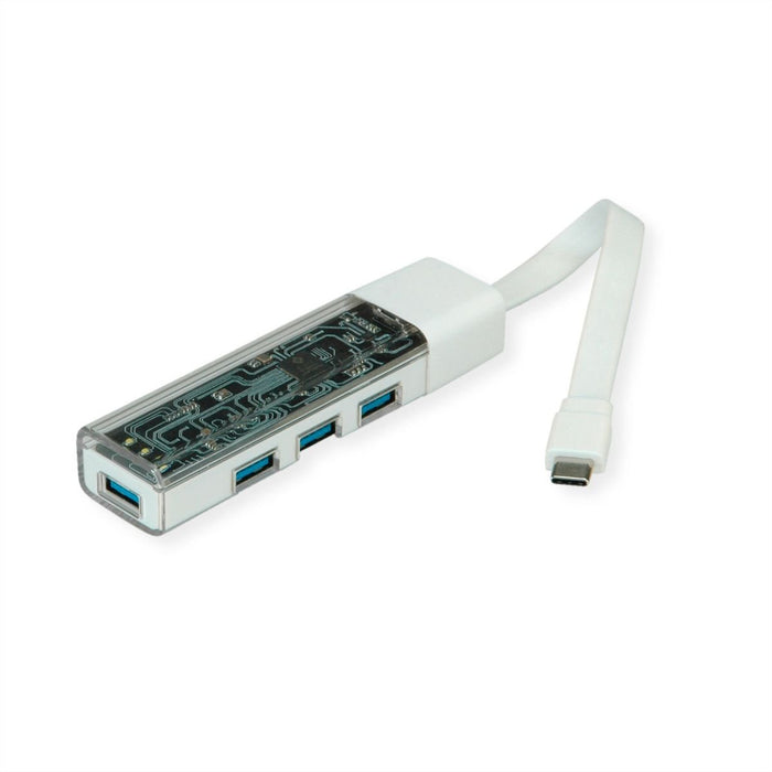 EAN 7630049635111 - ROLINE 14.02.5062 hub de interfaz USB Tipo C 5000 Mbit/s Blanco imagen 7