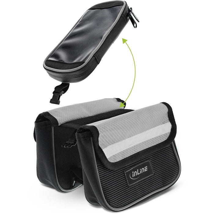Bolsa De Bicicleta Multifuncional Inline Sport, Negra