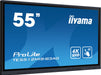 EAN 4948570123681 - iiyama TE5512MIS-B3AG pantalla de señalización Diseño de quiosco 139,7 cm (55") LCD Wifi 400 cd / m² 4K U imagen 1