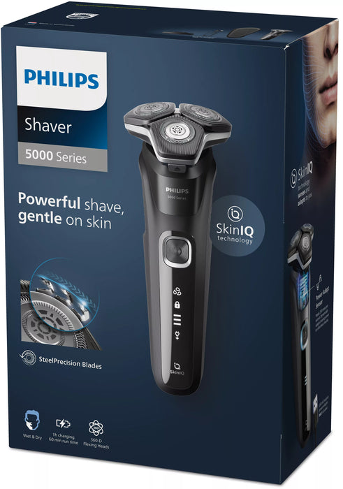 EAN 8720689008082 - Philips SHAVER Series 5000 S5898/35 afeitadora Máquina de afeitar de rotación Recortadora Negro imagen 3
