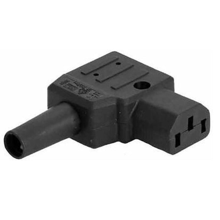 Bachmann Acoplador Iec Iec320 C13 Derecha Angulado 10a 250vac Negro Conexión Atornillada