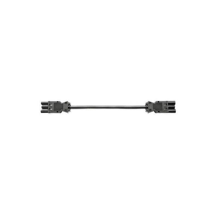 Bachmann Gerteverlngerung Gst18-3 Stecker Kupplung Schwarz 2m Halogenfrei