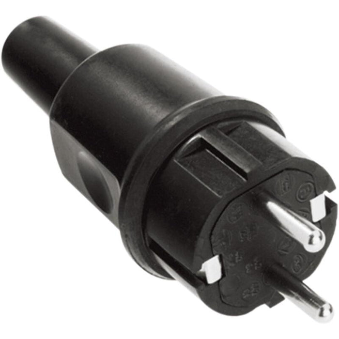 Bachmann Goma Maciza Conector Macho Negro Tipo442