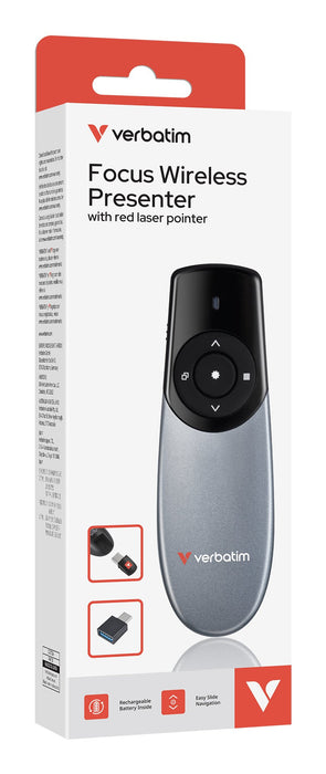 EAN 0023942323655 - Verbatim 32365 apuntador inalámbricos RF Negro, Plata imagen 4