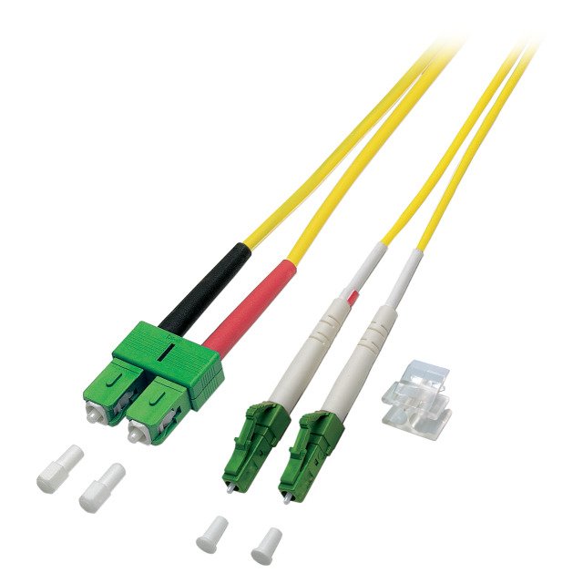 Efb Duplex Cable De Red Lc Apc-Sc Apc Os2 G652d 2m Lszh 2mm Gelb