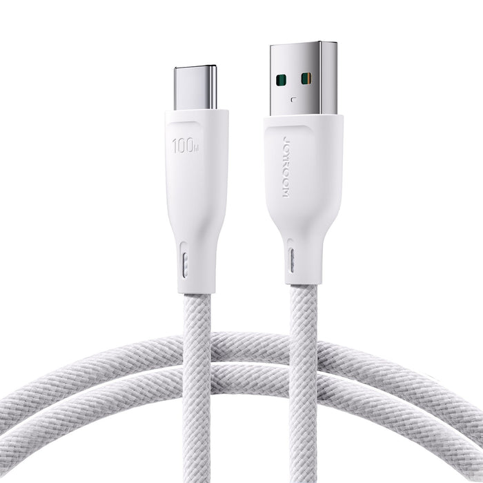 EAN 6941237110435 - JOYROOM 6941237110435 cable USB 1 m USB A USB C 0,48 Gbit/s 100 W Blanco imagen 1