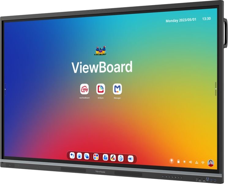 163,8cm 64,5" (3840x2160) Viewsonic Ifp6551-3c 16:9 4k Tft Lcd 6,5ms Hdmi Displayport Usb-C Usb Lan Vesa Speaker Touch