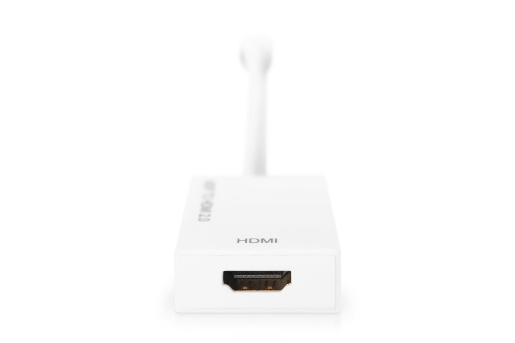 EAN 4016032427490 - Digitus AK-340416-002-W adaptador de cable de vídeo 0,2 m Mini DisplayPort HDMI tipo A (Estándar) Blanco imagen 4