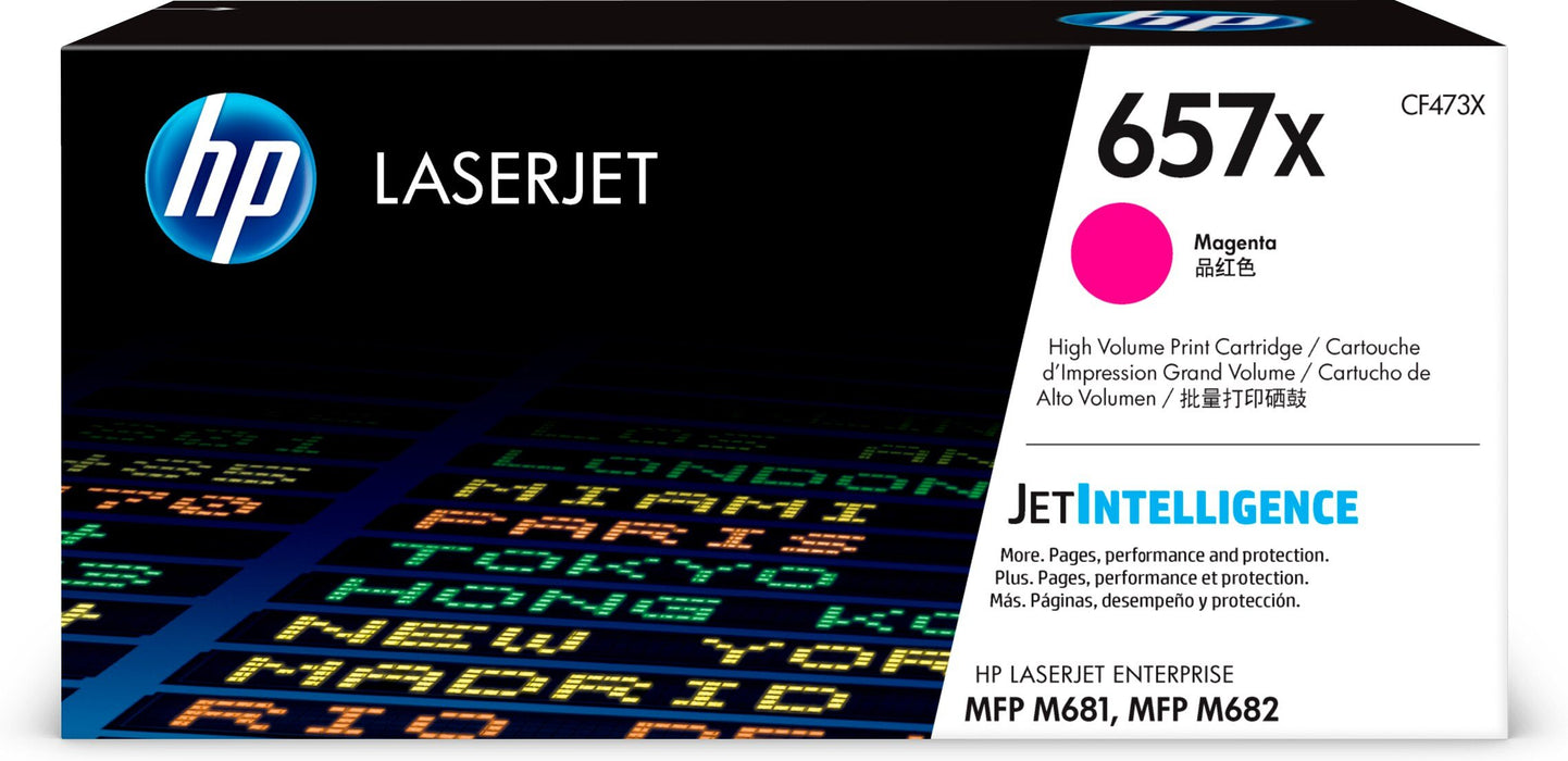 EAN 0889894325525 - HP 657X High Yield Magenta Original LaserJet Toner Cartridge cartucho de tóner 1 pieza(s) imagen 1