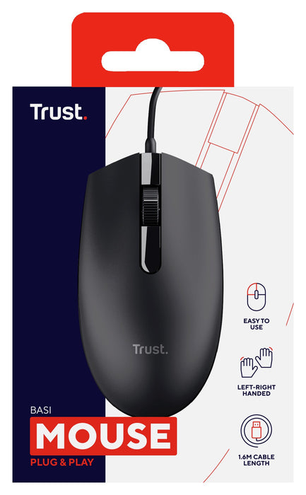 EAN 8713439242713 - Trust Basi ratón Oficina Ambidextro USB tipo A Óptico 1200 DPI imagen 4