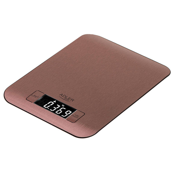 Balanza De Cocina Adler Ad 3183, 5 Kg, Cobre