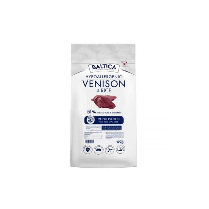 Baltica Nutraceutic Hypoallergenic Venison & Rice Xs / S 12kg