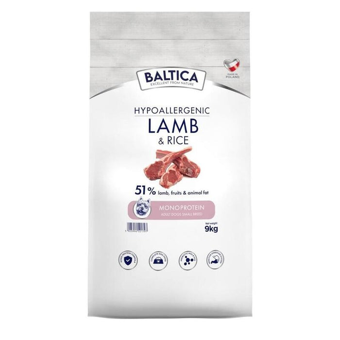 Baltica Nutraceutic Lamb With Rice Small Breed Mono - Alimento Seco Para Perros - 9kg