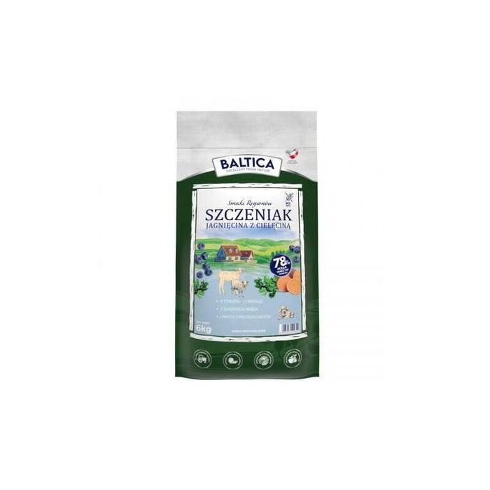 Baltica Smaki Regionów Junior Cordero Con Ternera - Pienso Para Perros - 6kg
