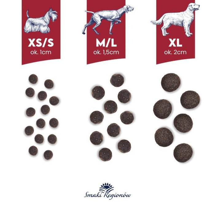 Baltica Smaki Regionów Razas Medianas Y Grandes Carne De Res Con Verduras - Alimento Seco Para Perros - 12 Kg