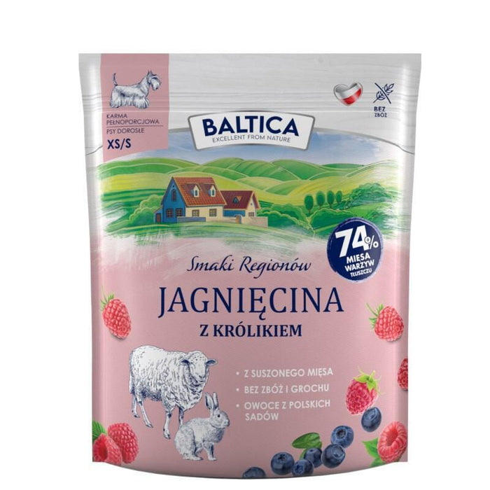 Baltica Smaki Regionów Razas Pequeñas Cordero Con Conejo - Alimento Seco Para Perros - 1 Kg