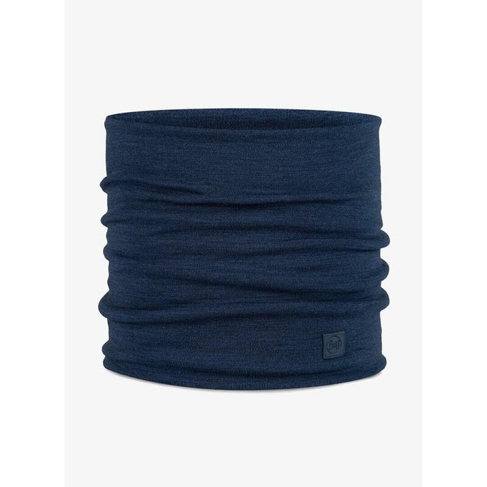 Bandana Buff Merino Heavyweight Neck Warmer Solid Night Blue