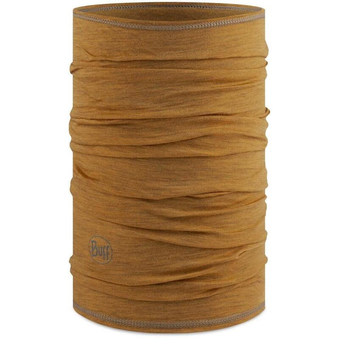 Bandana Buff Merino Lightweight Solid Mustard-Mustard -Onesiz-Standard