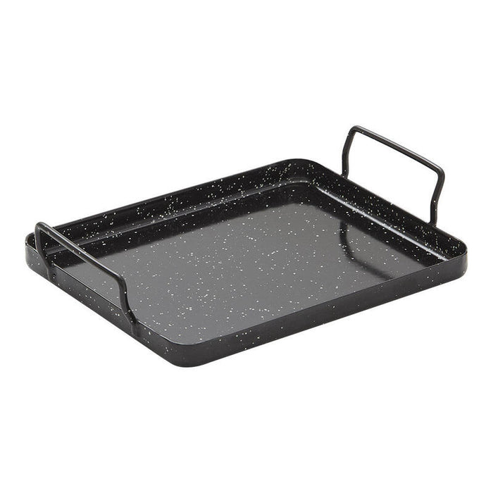 Bandeja De Acero Esmaltado Para Horno 17x21x2cm Vaello