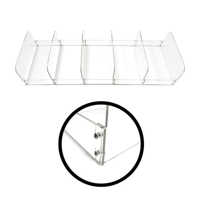 Bandeja De Metacrilato Para Expositores 89x28x15cm Edm