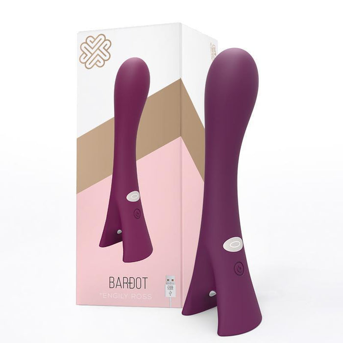 Bardot Vibrador Silicona Recargable Usb Púrpura
